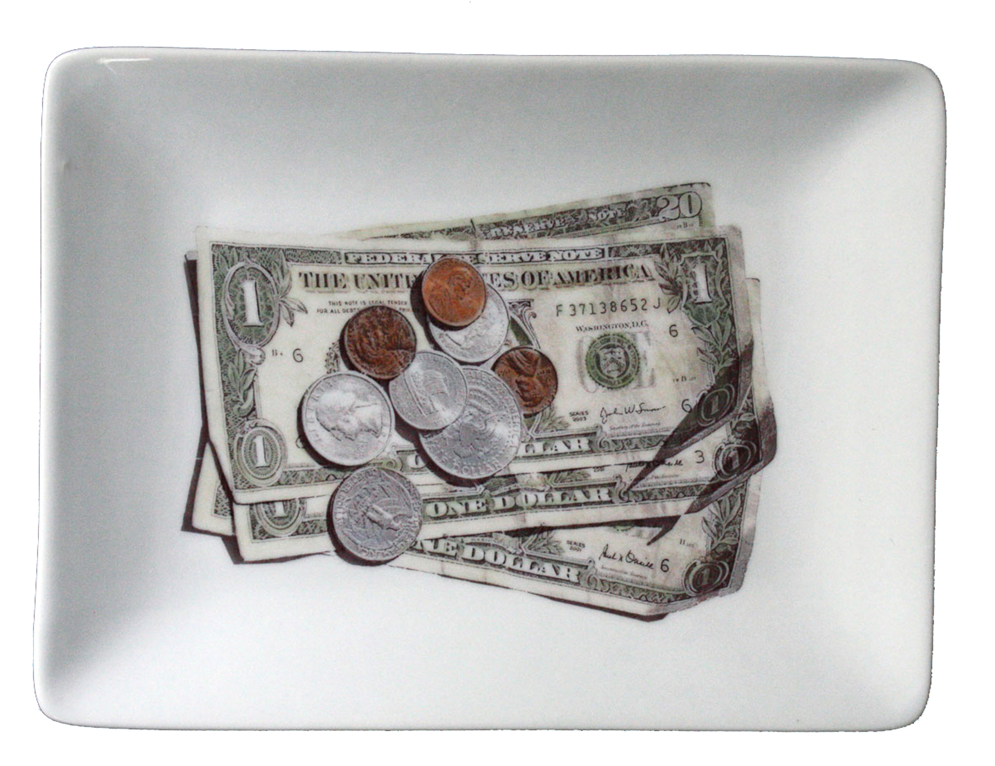 dollar plate